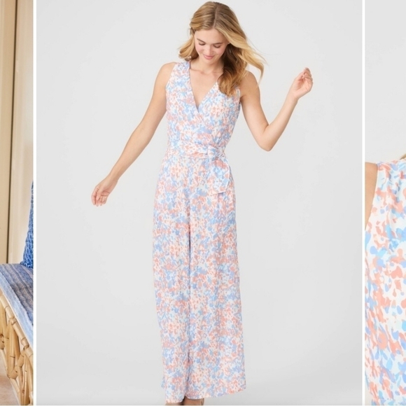 J. McLaughlin Herminone Wide Leg Jumpsuit - Size 10 - Picture 2 of 14